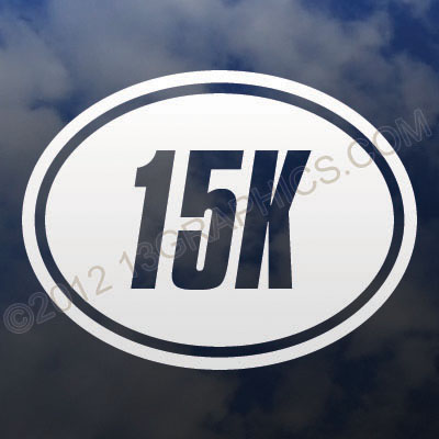 15K Euro Style Oval Window Decal